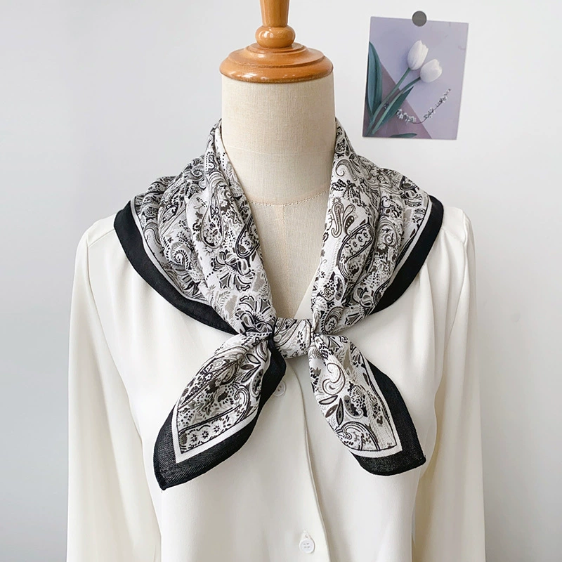 Vintage Floral Small Square Scarf view 4