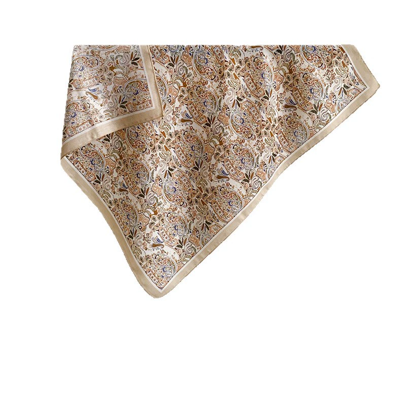 Vintage Floral Small Square Scarf view 5