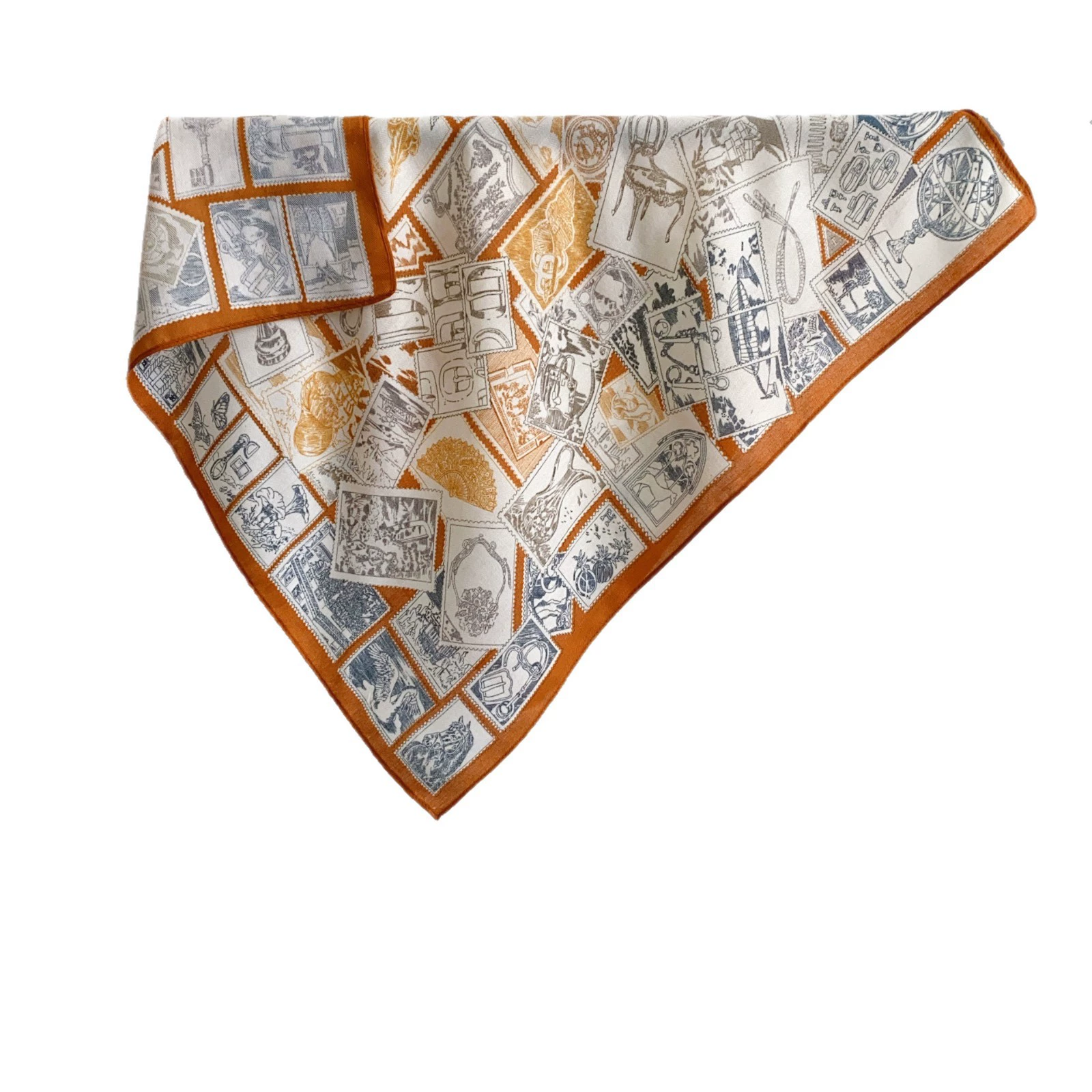 Vintage Small Square Scarf view 5