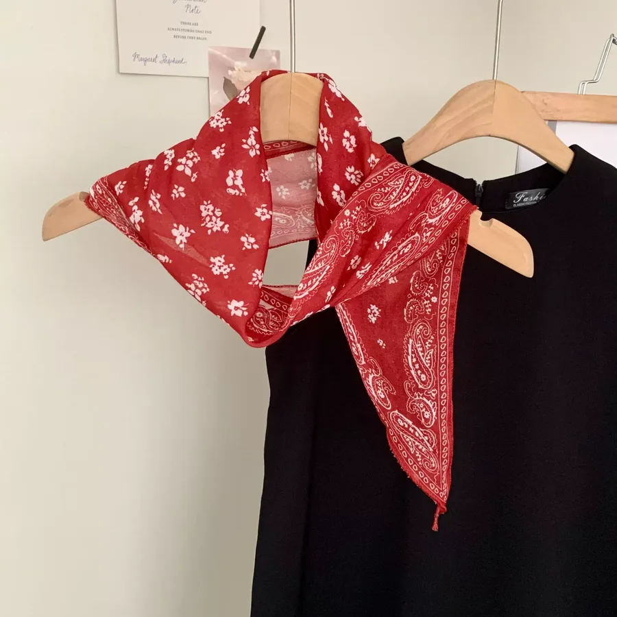 Paisley Triangle Scarf view 3