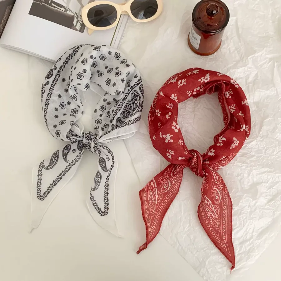 Paisley Triangle Scarf view 4
