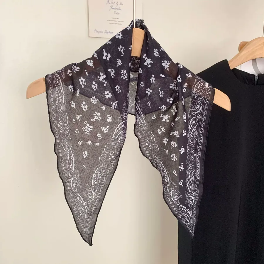 Paisley Triangle Scarf view 7