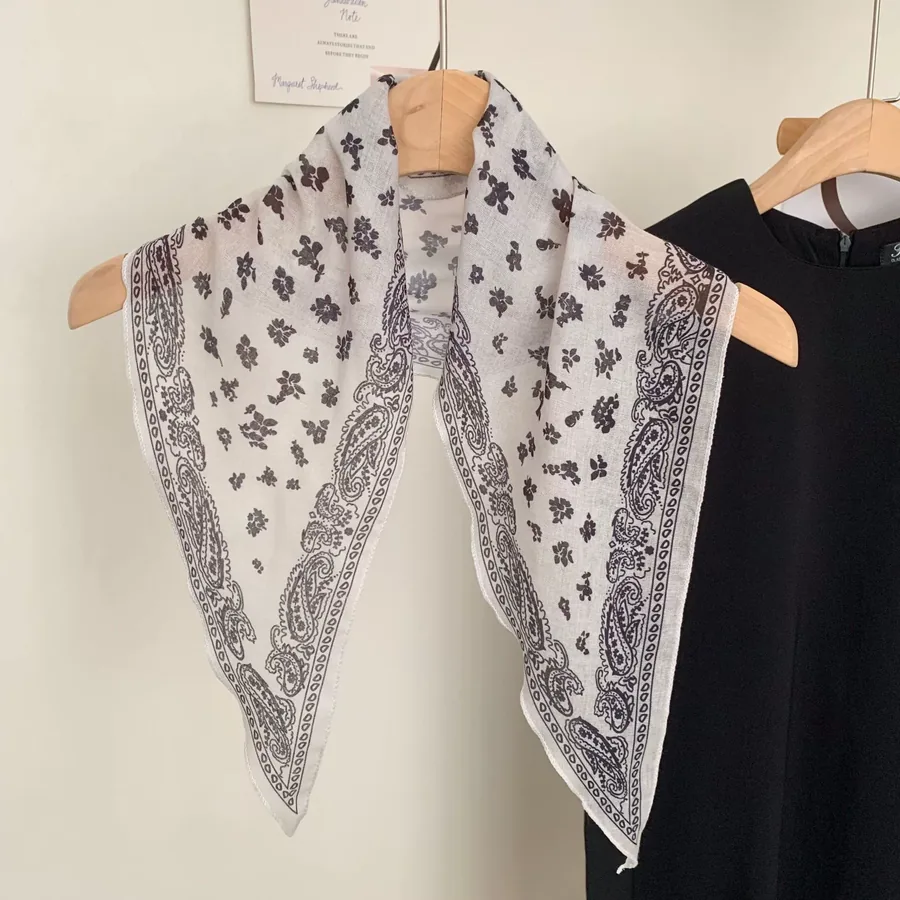 Paisley Triangle Scarf view 9