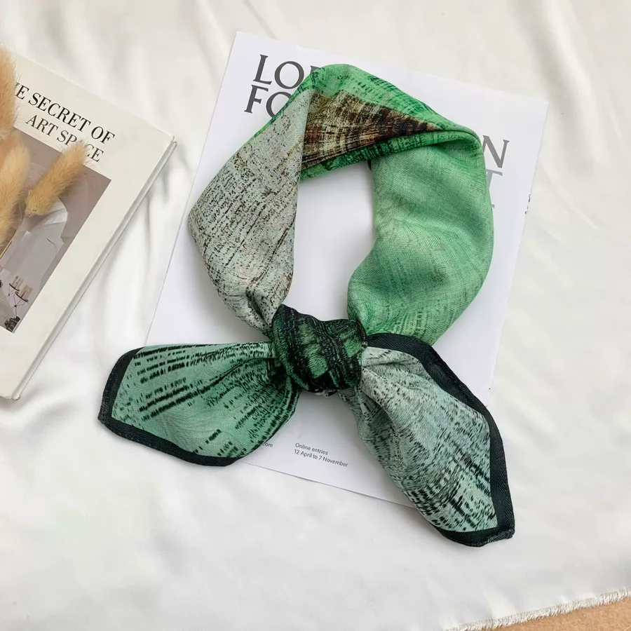 Printed Square Scarf view 6