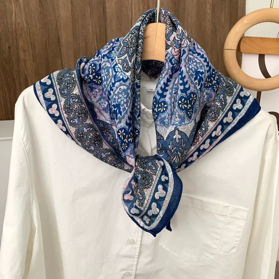 Printed Square Scarf view 8