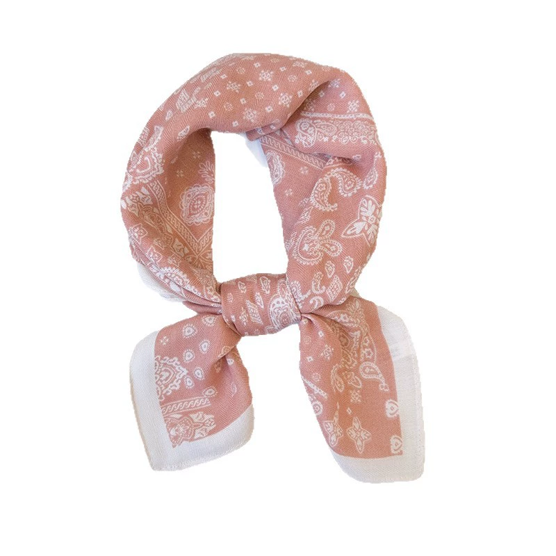 Paisley Small Square Scarf view 5