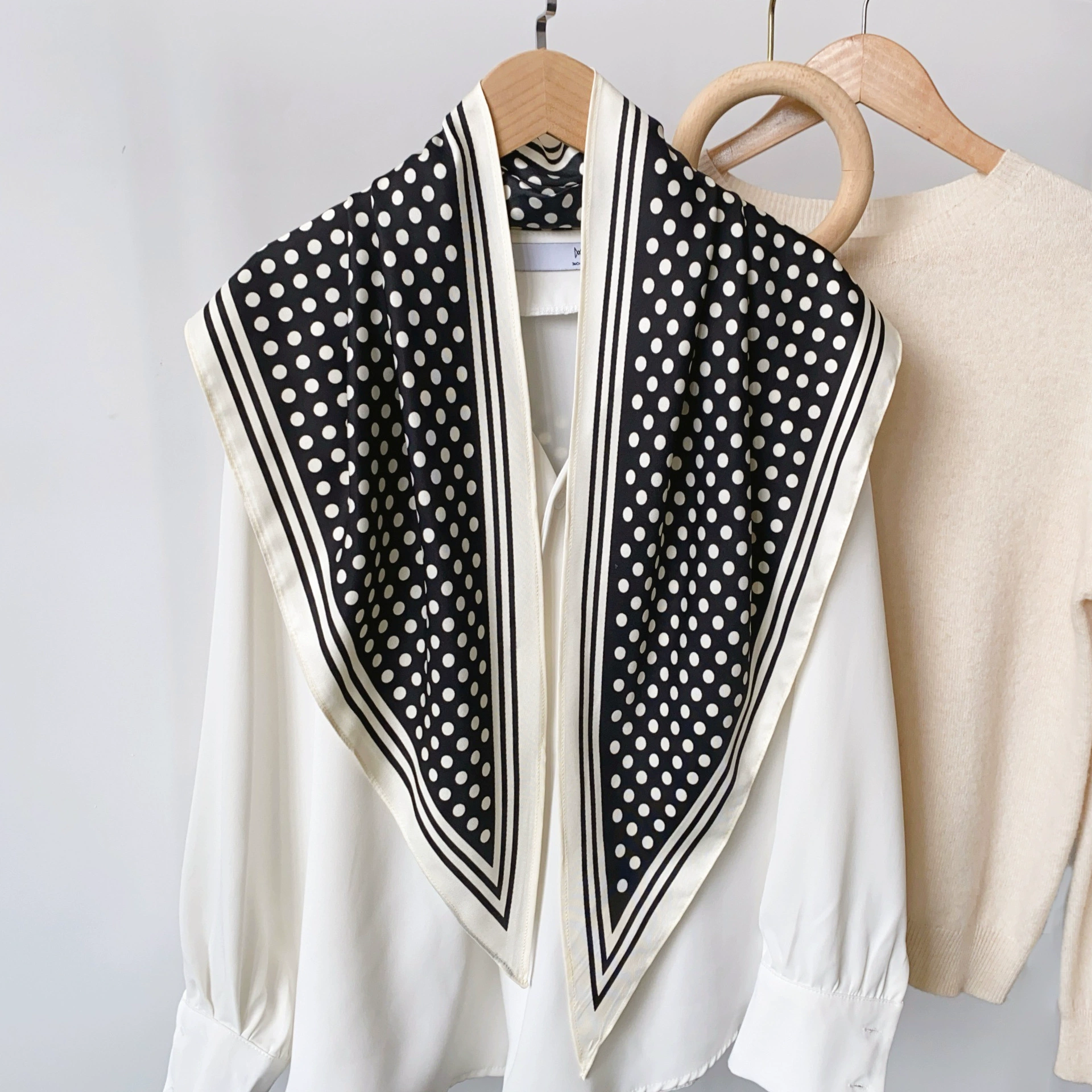 Ethnic Print Triangle Scarf view 2