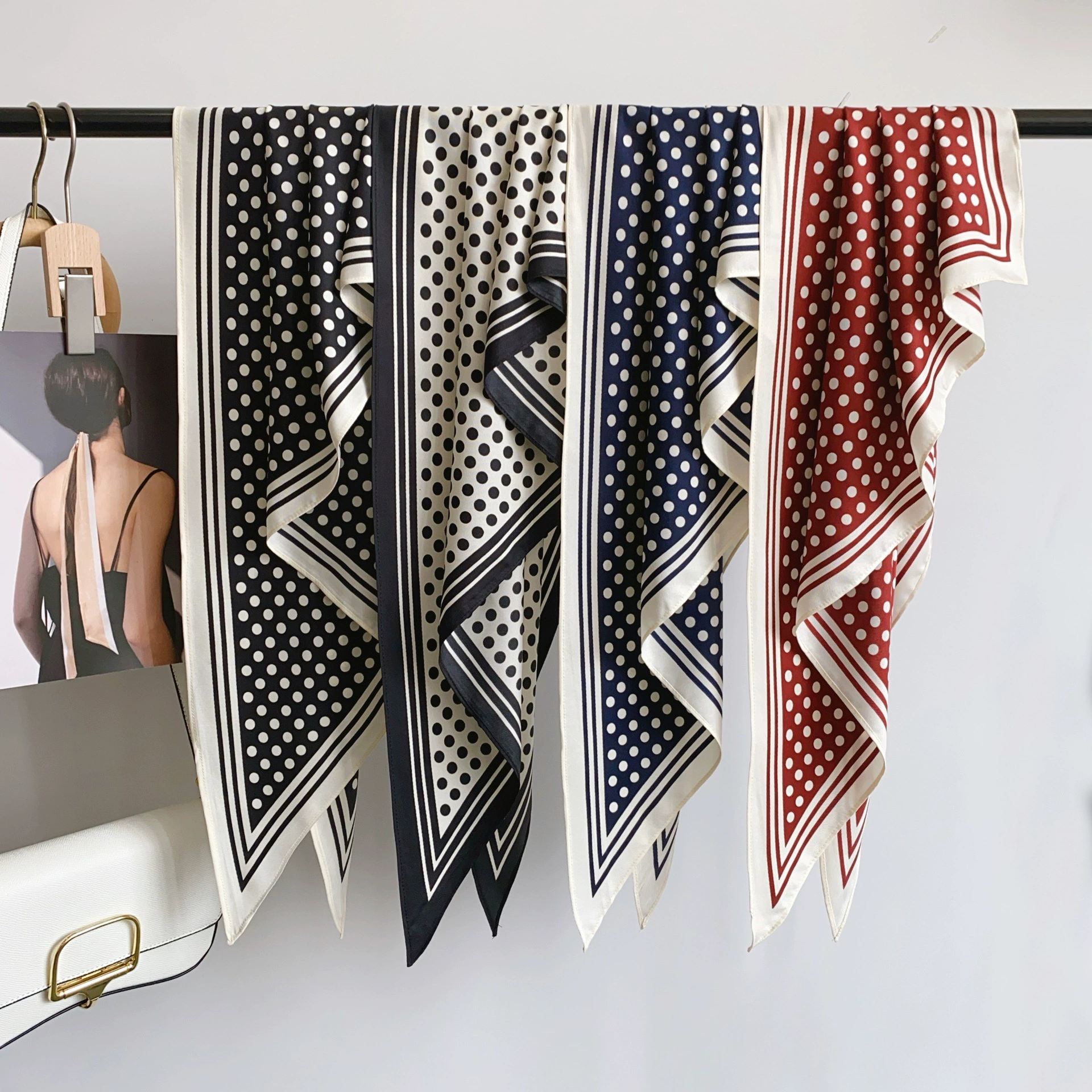 Ethnic Print Triangle Scarf view 4