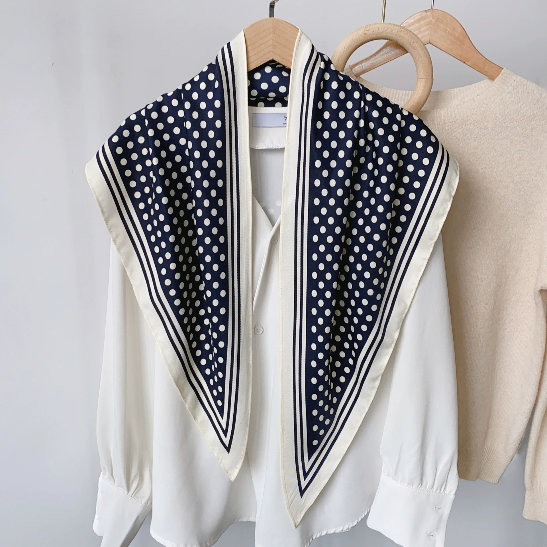 Ethnic Print Triangle Scarf view 6