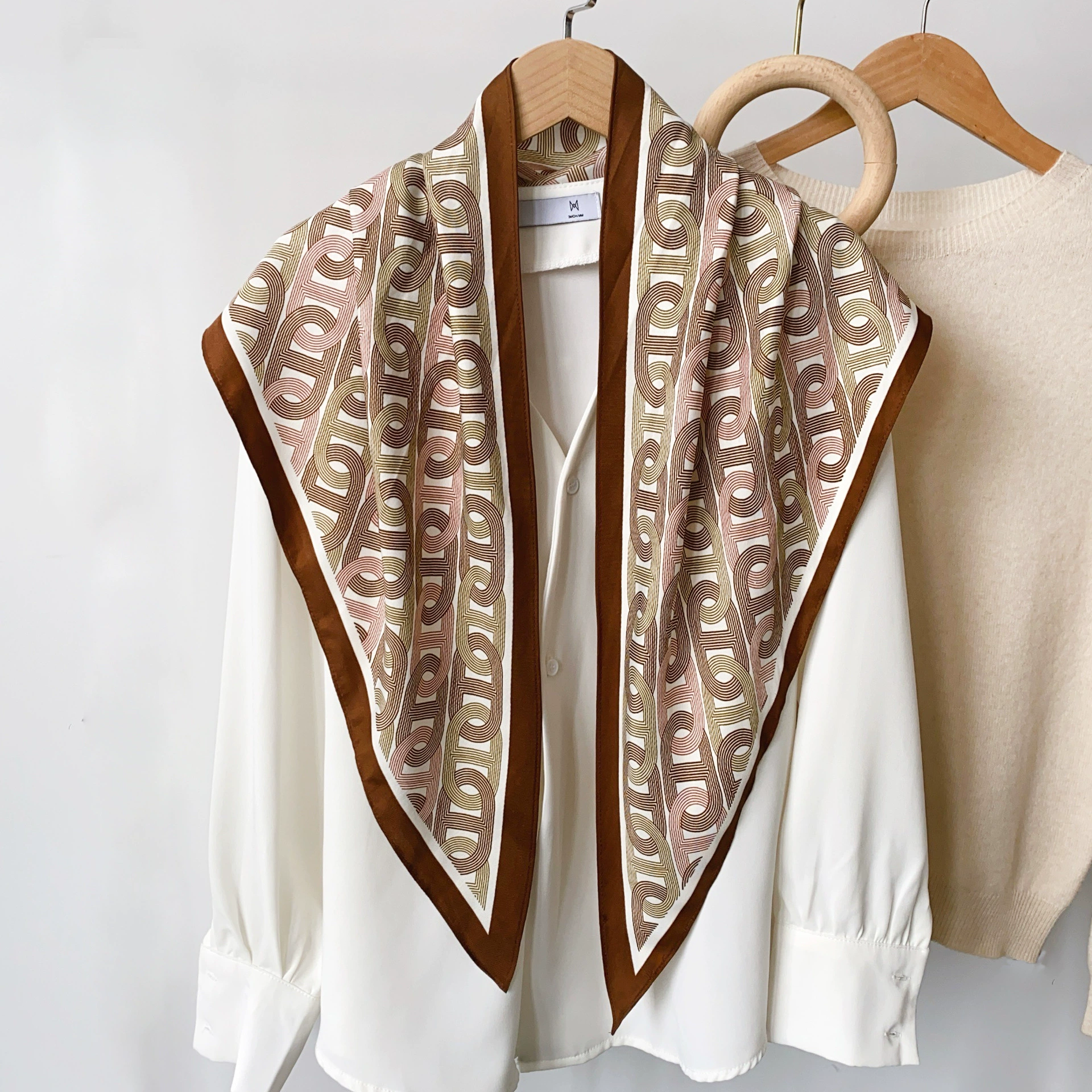 Vintage Triangle Scarf view 2