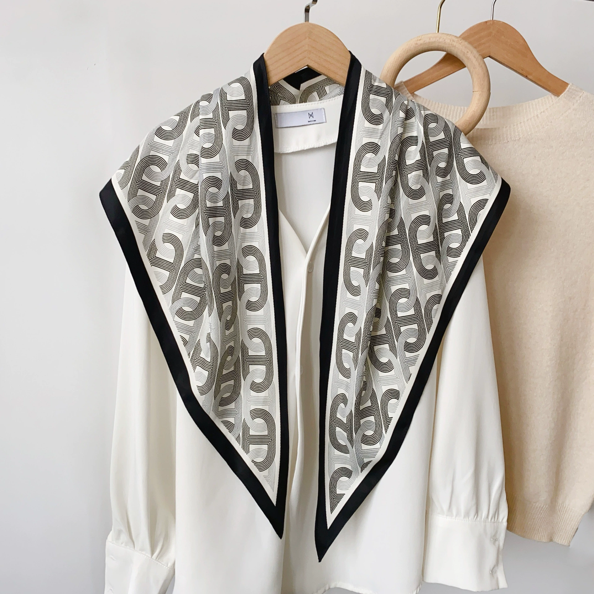 Vintage Triangle Scarf view 3