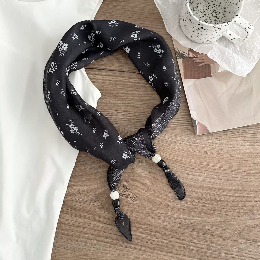 Beaded Diamond Scarf view 8