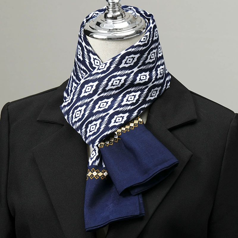 Silk Square Scarf for Men view 3
