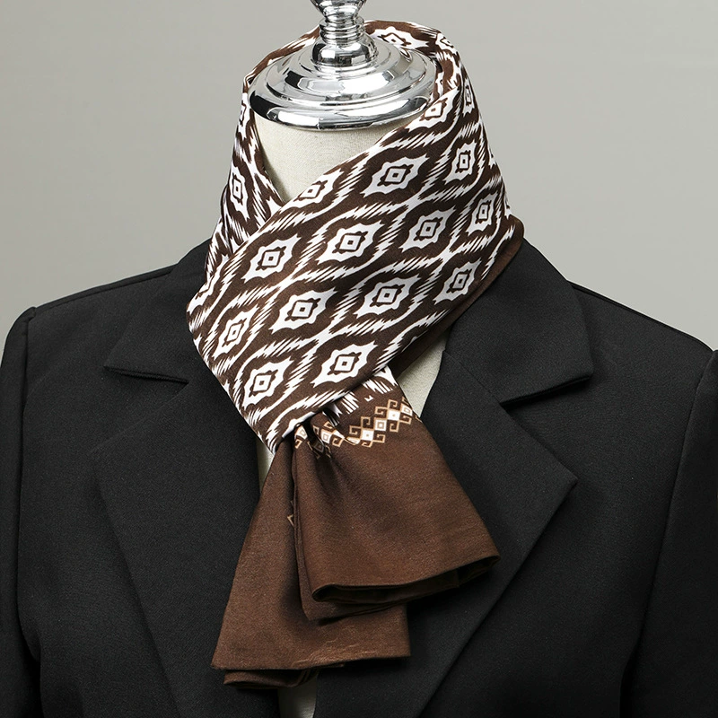 Silk Square Scarf for Men view 4