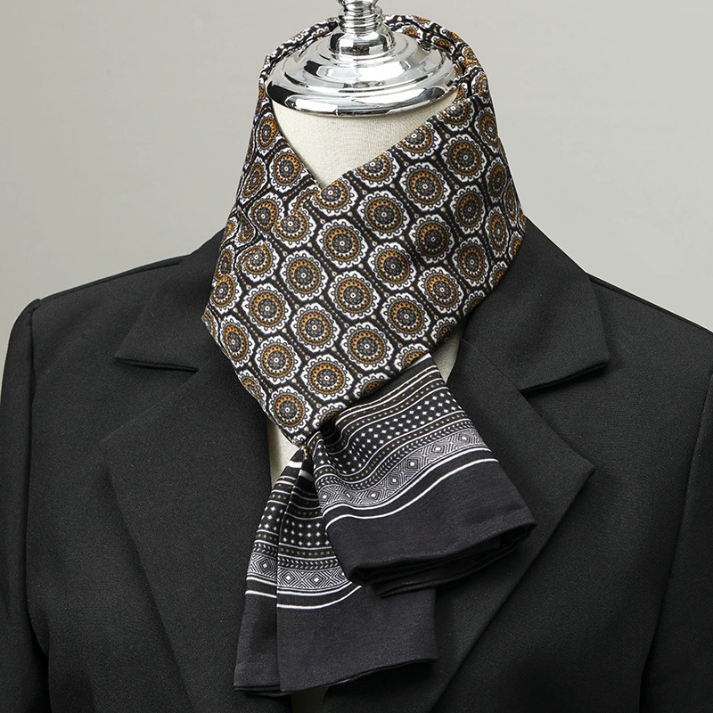 Silk Square Scarf for Men view 10
