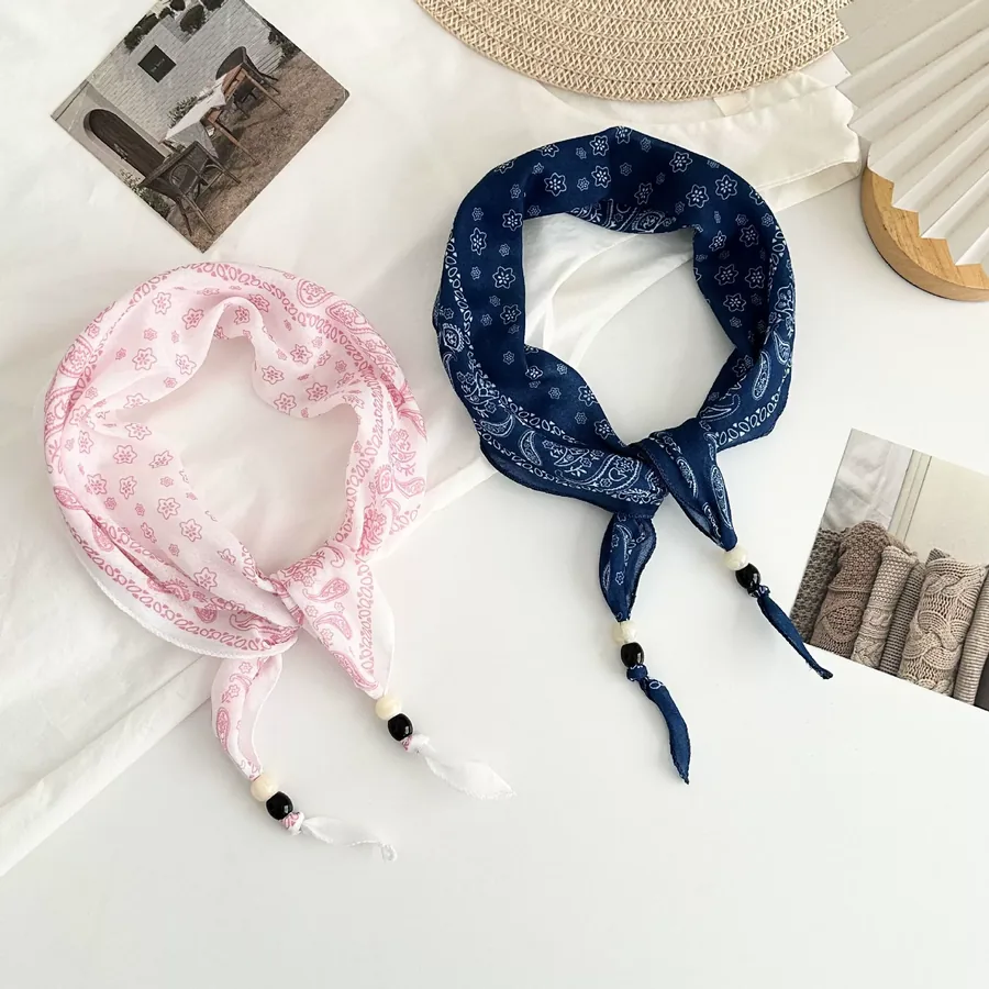 Boho Beaded Head Scarf view 2