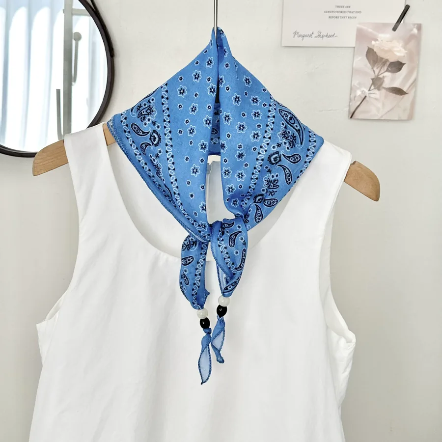 Boho Beaded Head Scarf view 3