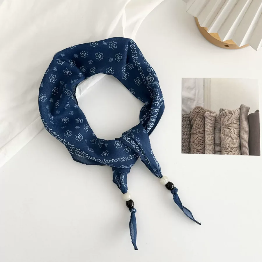 Boho Beaded Head Scarf view 11