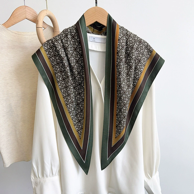 Letter Print Triangle Scarf