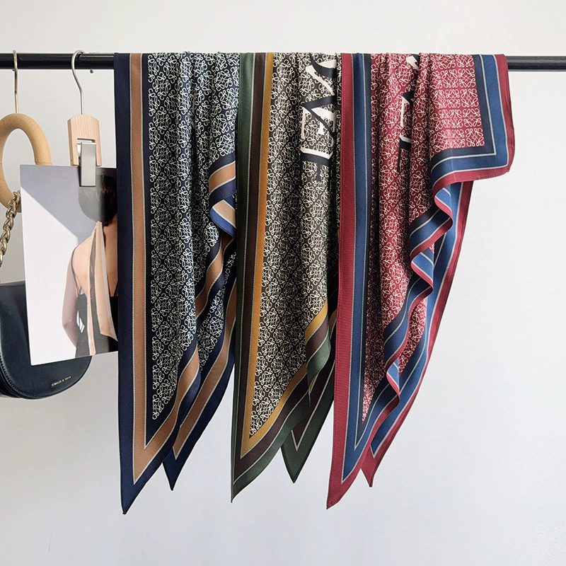 Letter Print Triangle Scarf view 4