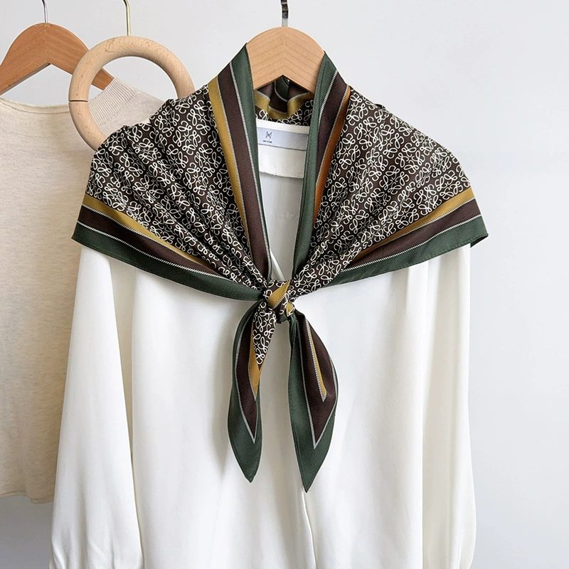Letter Print Triangle Scarf view 6