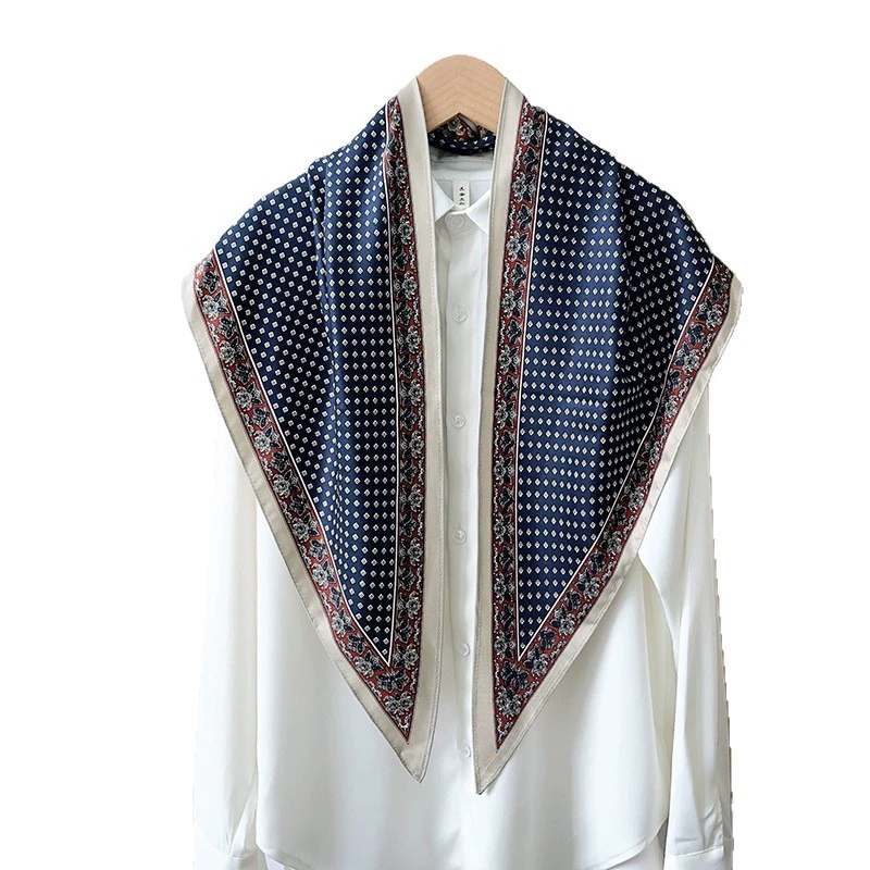 Vintage Paisley Triangle Scarf view 5