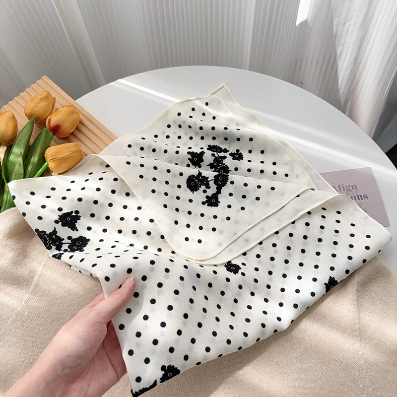 Polka Dot Square Scarf