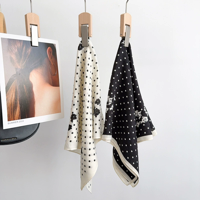 Polka Dot Square Scarf view 4