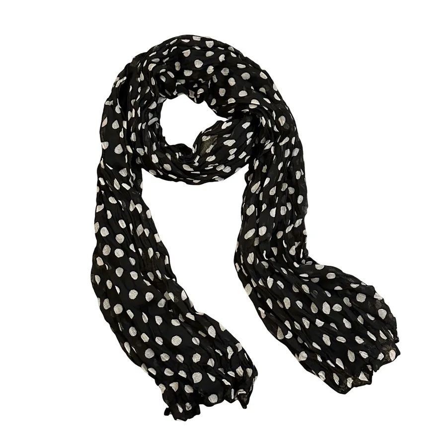 Cotton Linen Print Scarf view 5