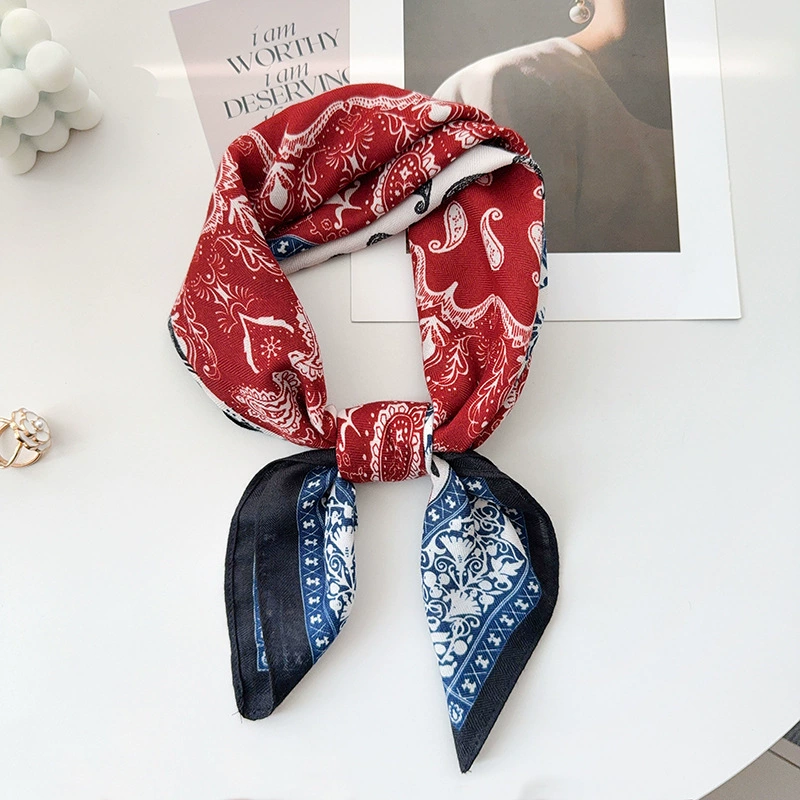 Herringbone Paisley Square Scarf view 2