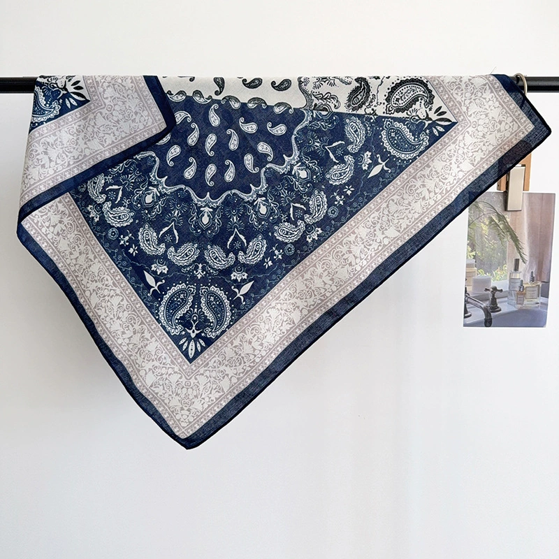 Herringbone Paisley Square Scarf view 3