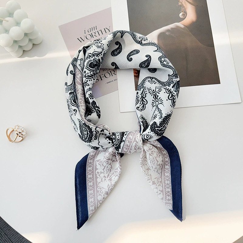 Herringbone Paisley Square Scarf view 4