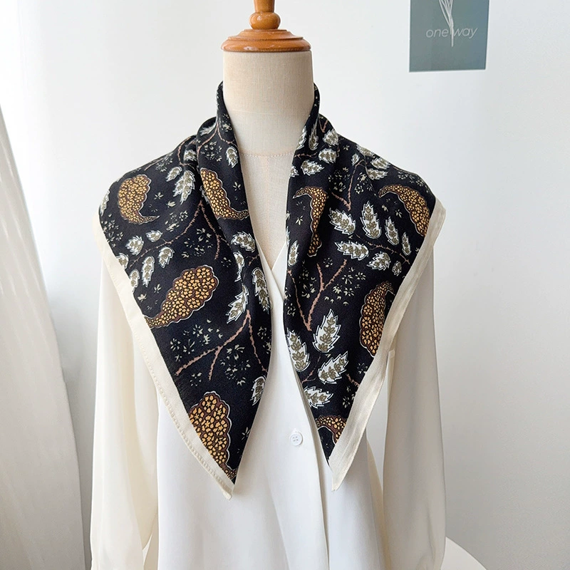 Paisley Silk-Look Square Scarf