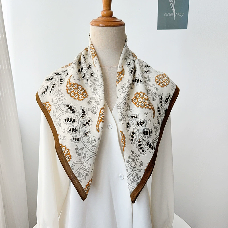 Paisley Silk-Look Square Scarf view 3