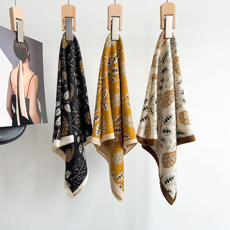 Paisley Silk-Look Square Scarf view 4