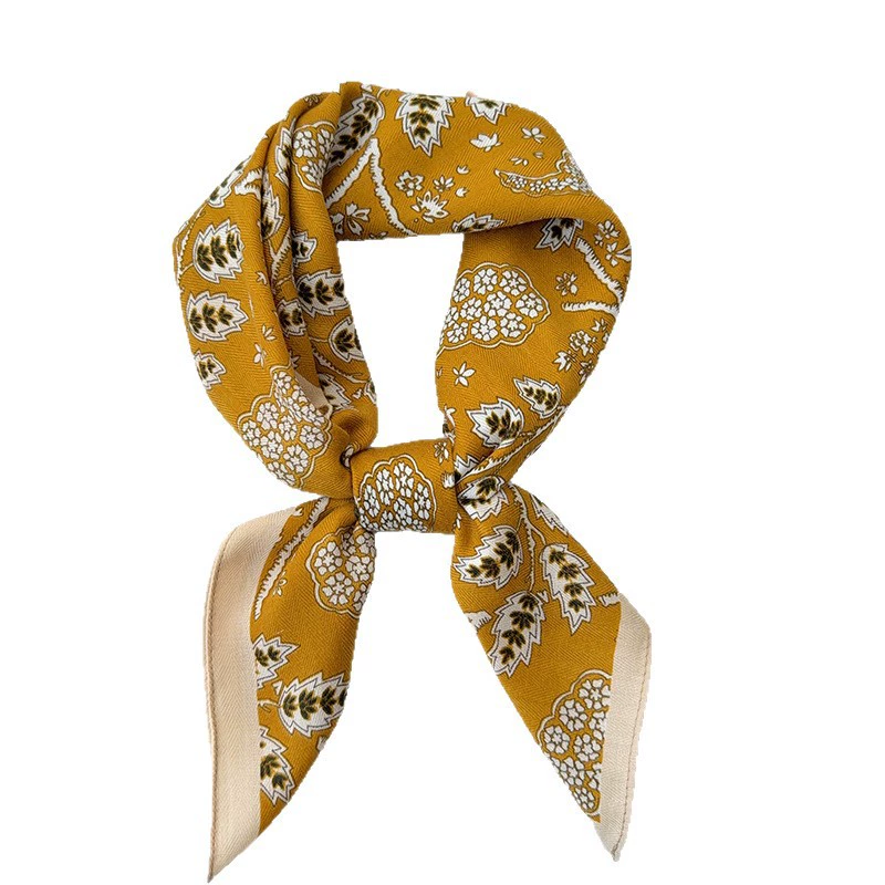 Paisley Silk-Look Square Scarf view 5