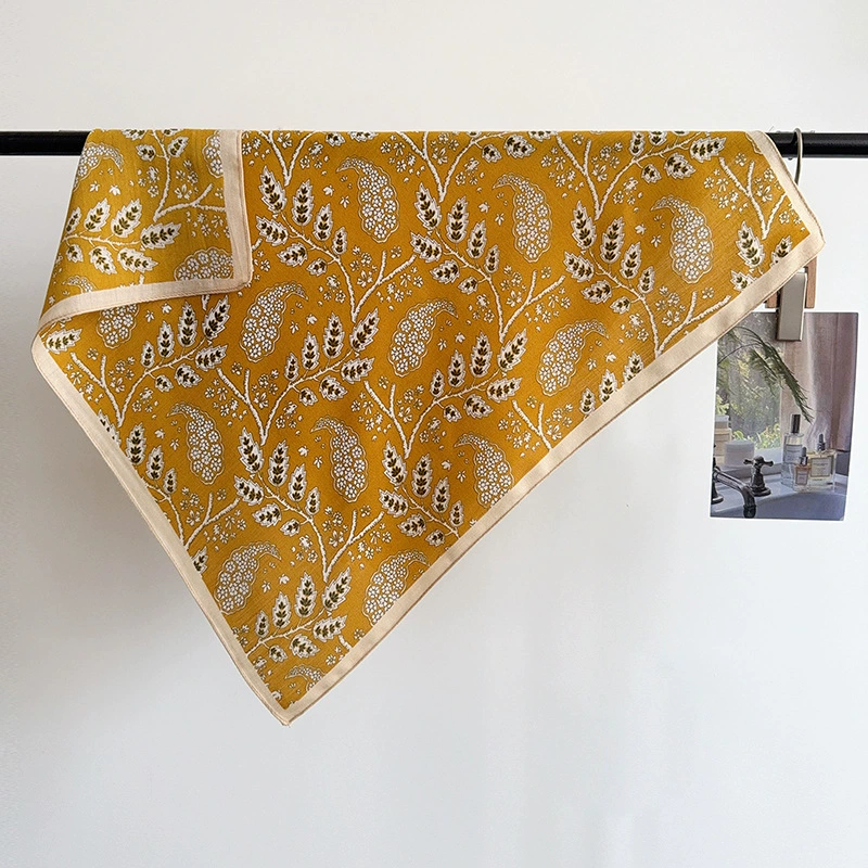 Paisley Silk-Look Square Scarf view 7