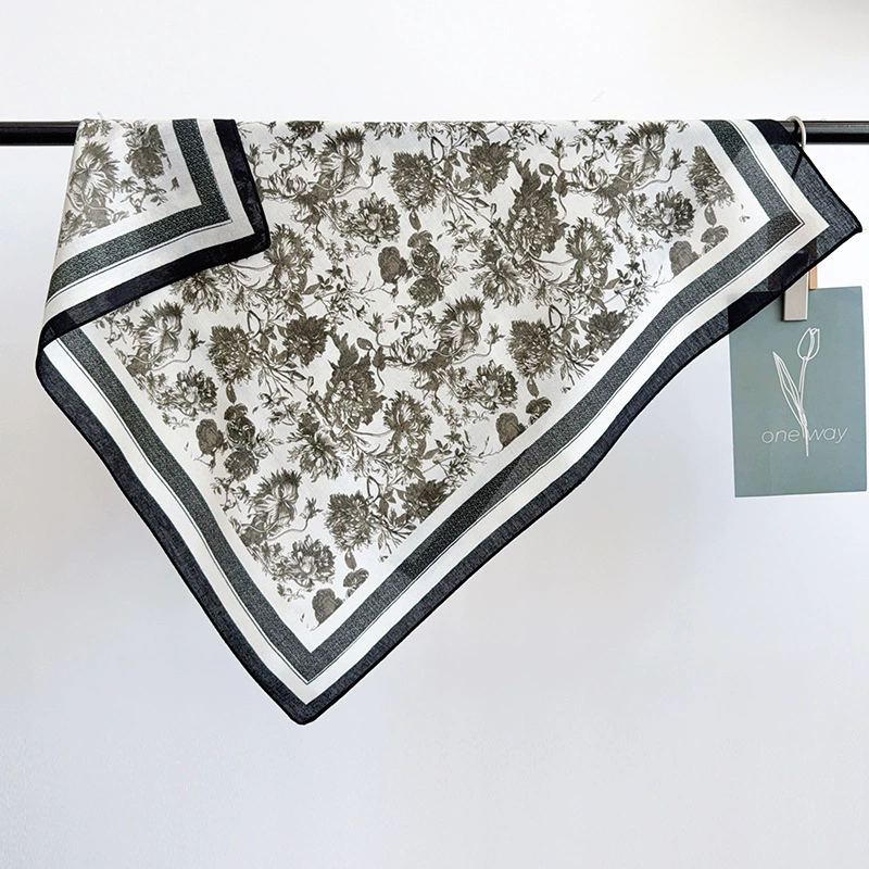Floral Square Scarf