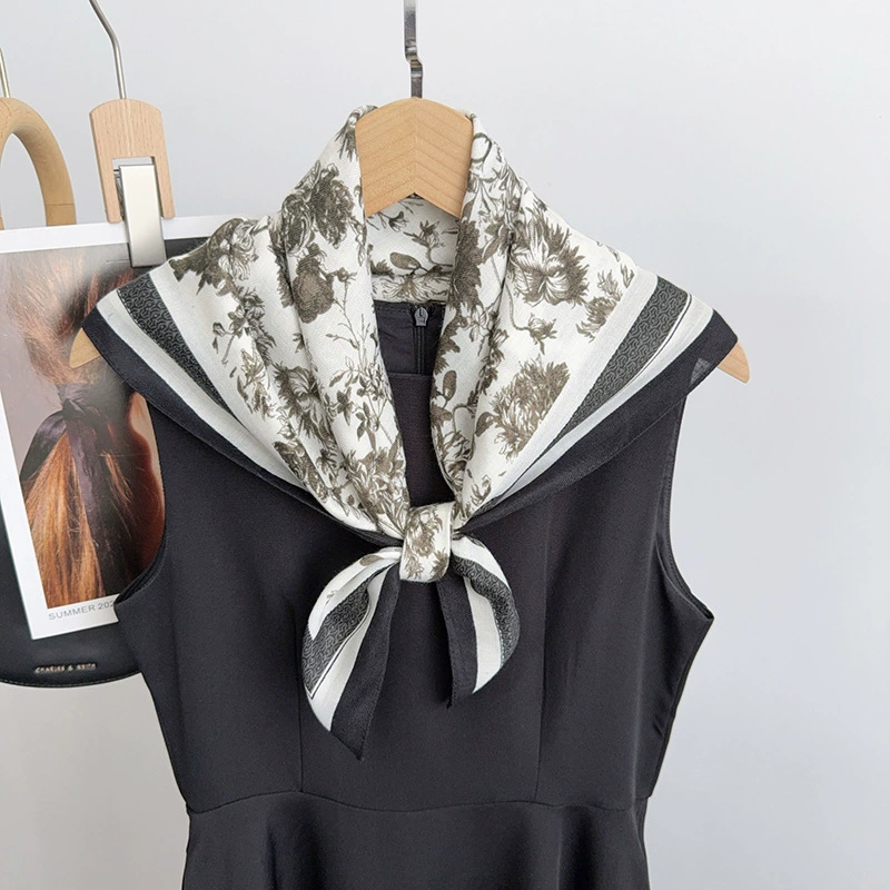 Floral Square Scarf view 4