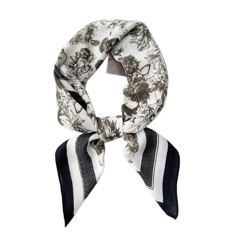 Floral Square Scarf view 5
