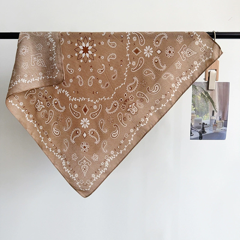 Vintage Paisley Square Scarf view 3