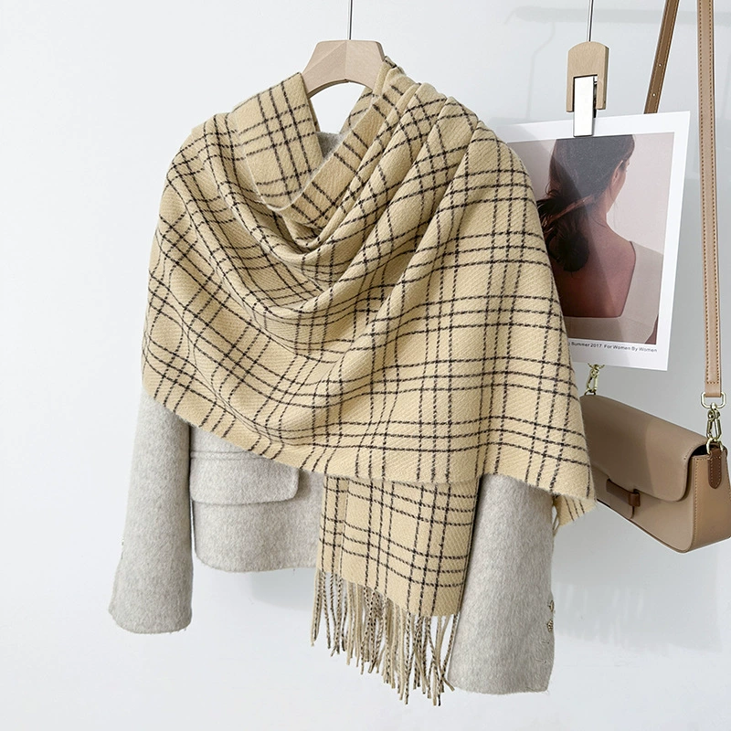 Plaid Winter Scarf view 2