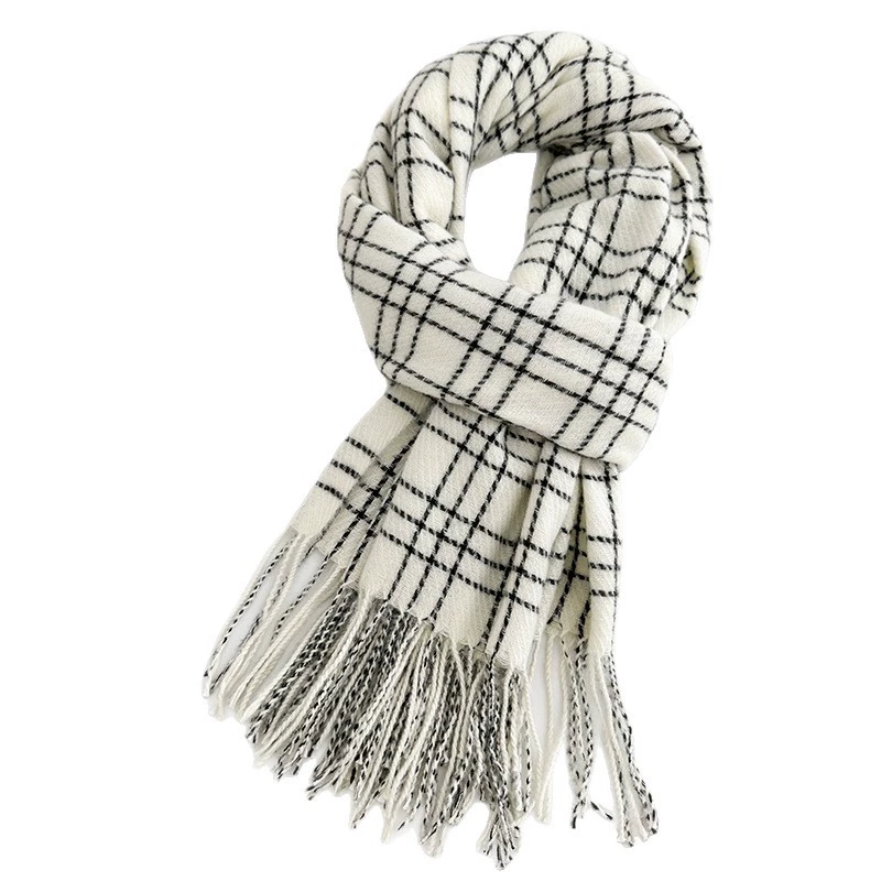 Plaid Winter Scarf view 5