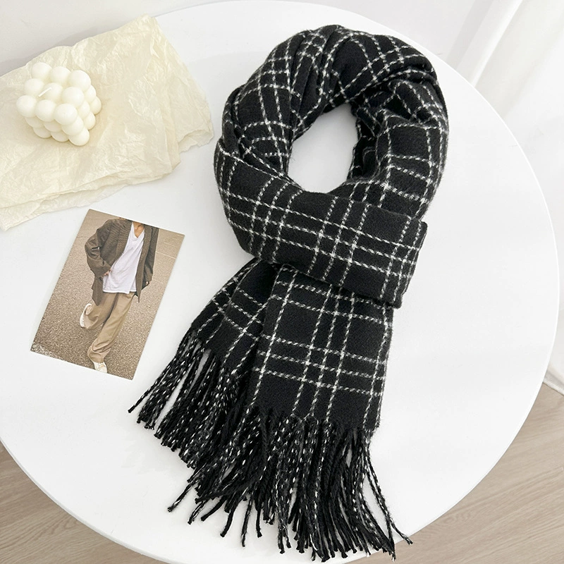 Plaid Winter Scarf view 6