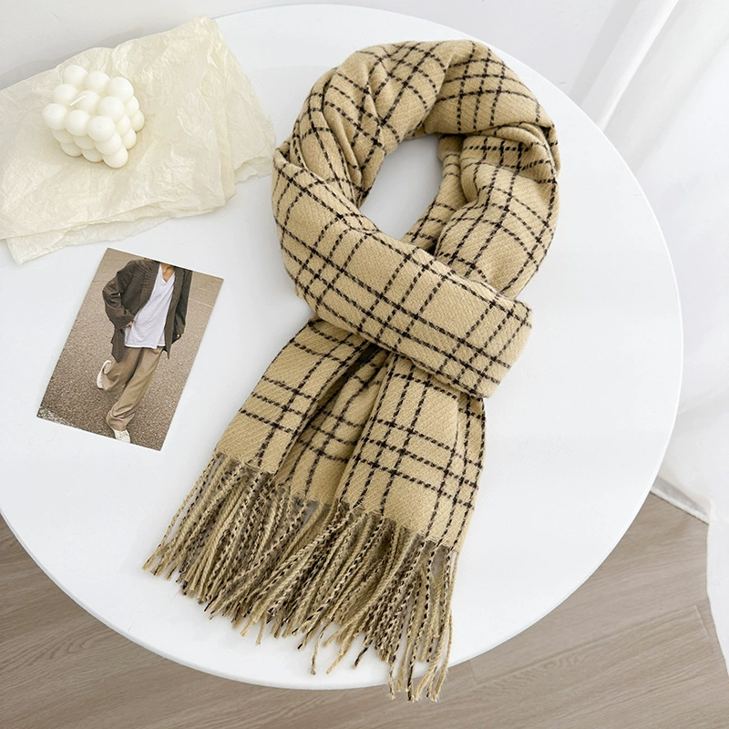 Plaid Winter Scarf view 10