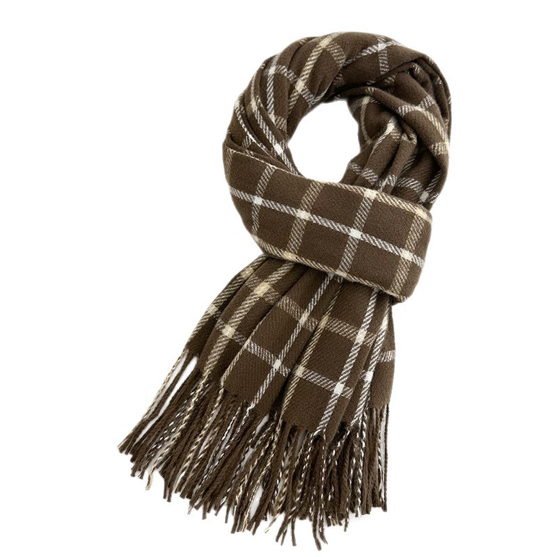 Plaid Winter Scarf view 5