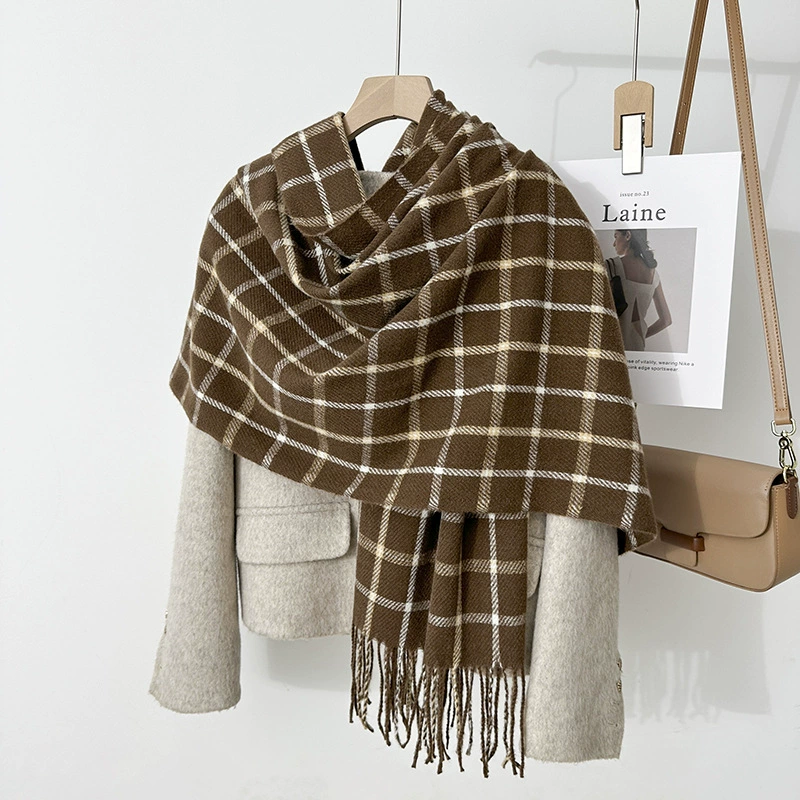 Plaid Winter Scarf view 6