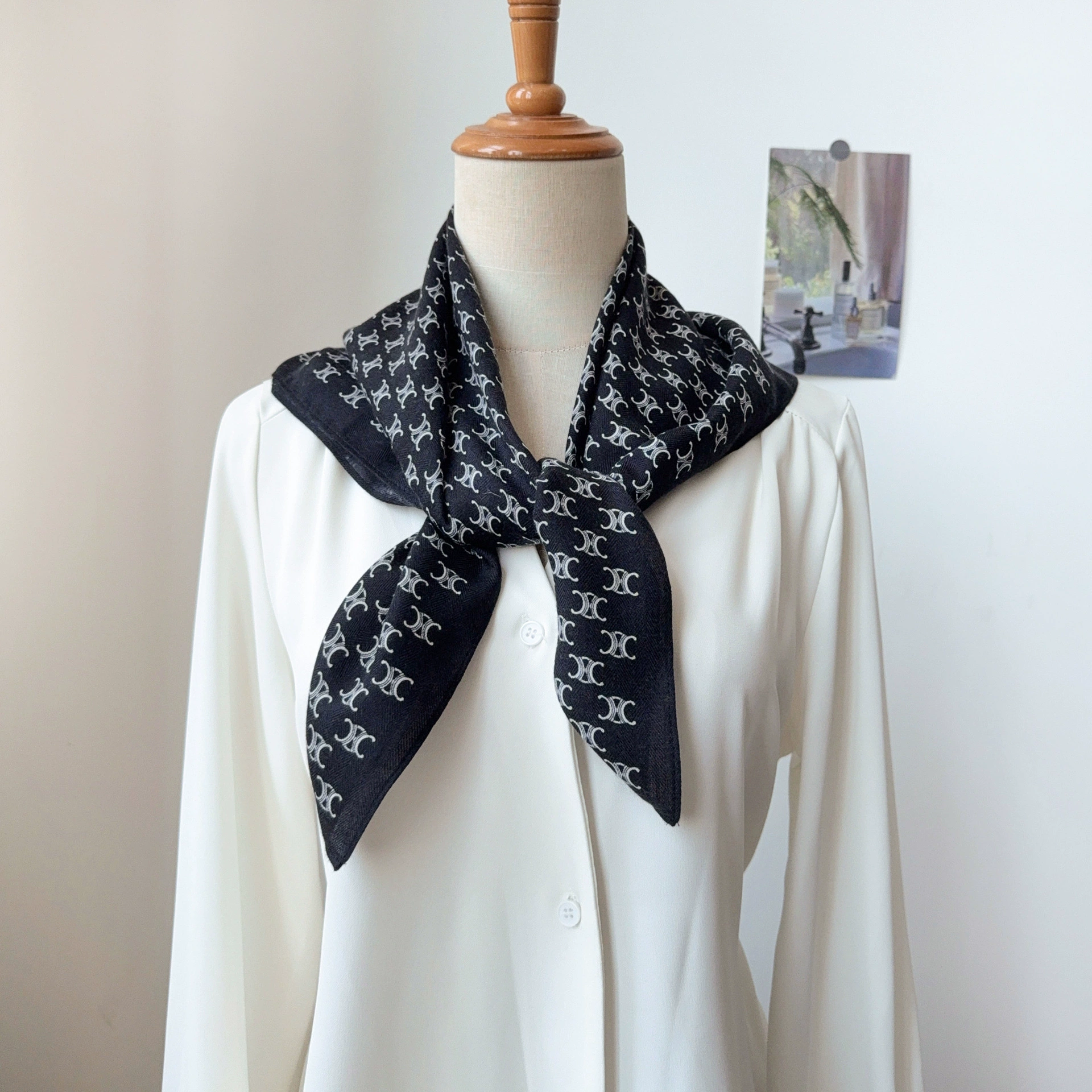 Herringbone Square Scarf view 3