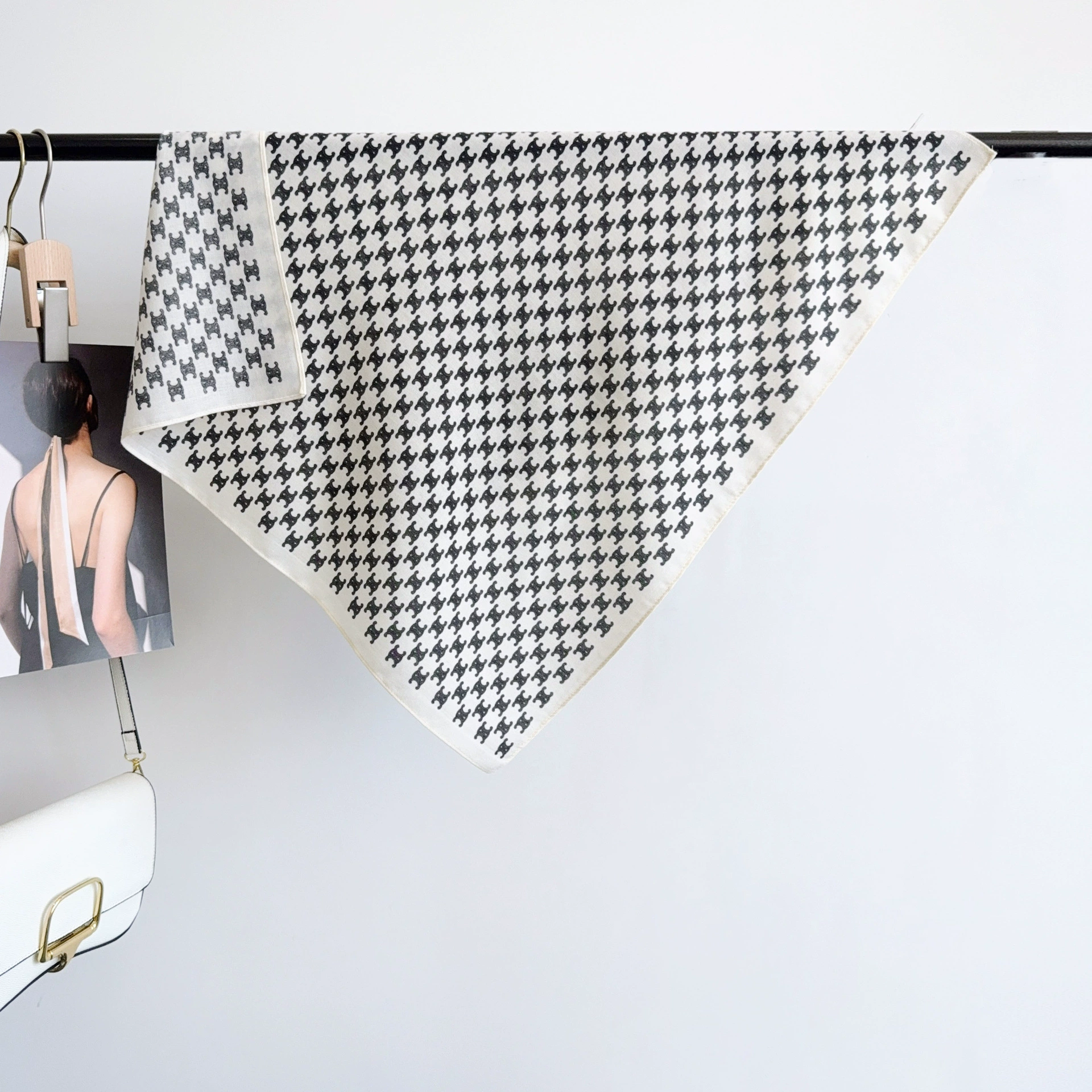 Herringbone Square Scarf view 4