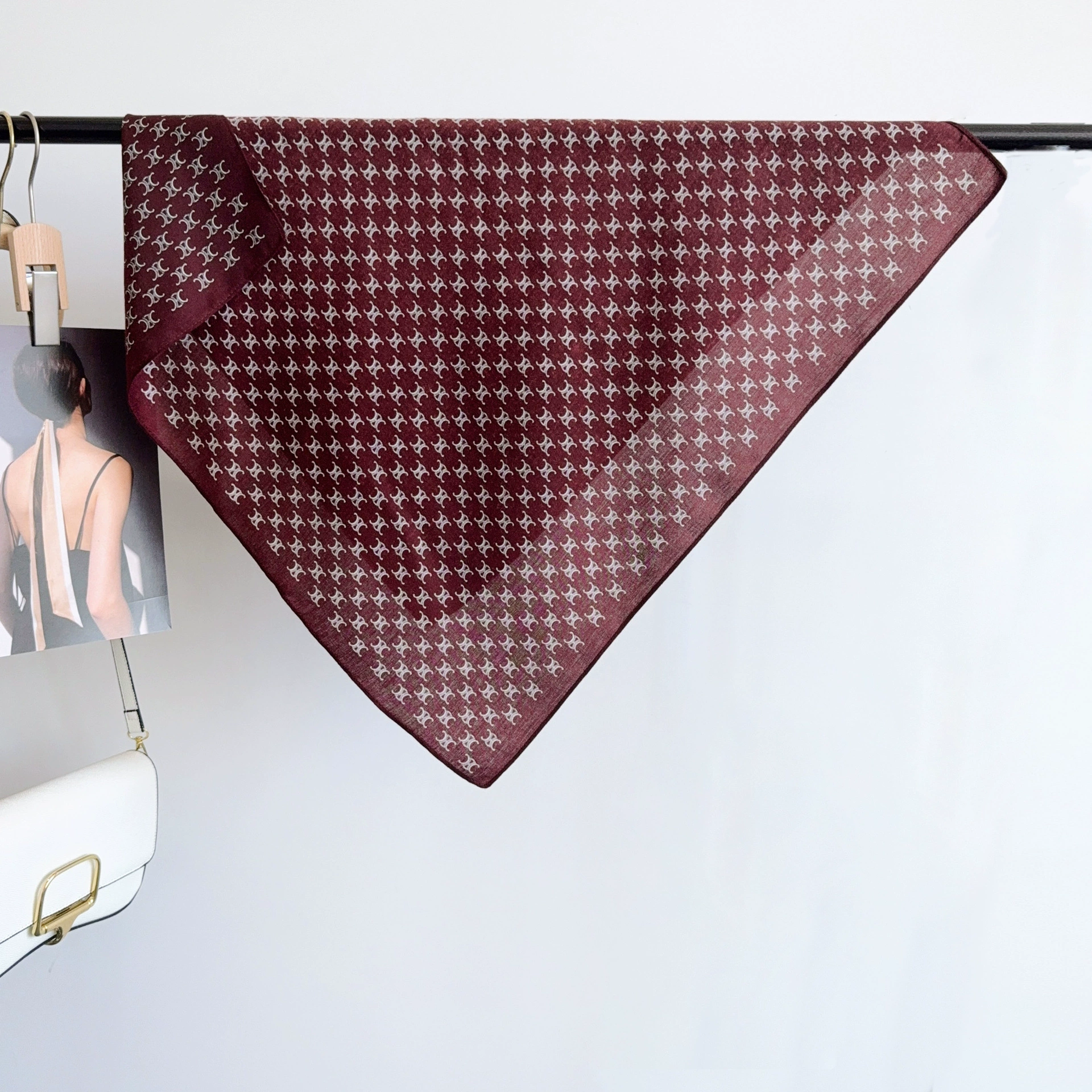 Herringbone Square Scarf view 7